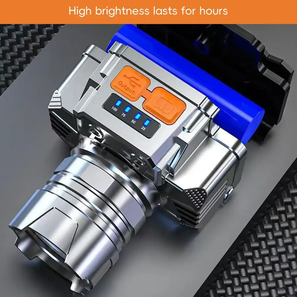 Rechargeable Head Led Light HeadLight Front Led Flashlight Super Bright Waterproof Headlamp for Hunting led headlamp,head lamp,led headlight