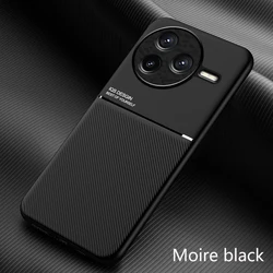 Rugged Non-Slip Magnetic Protective Case with Back Shell Coating for Poco F7 Ultra (Black)