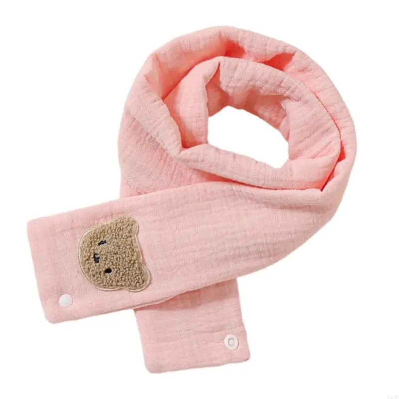 N1HB Cartoon Kids Scarf Soft Warm Long Muffler Autumn Winter Neck Warmer Cosy Comfortable Neckerchief for Boys and Girls