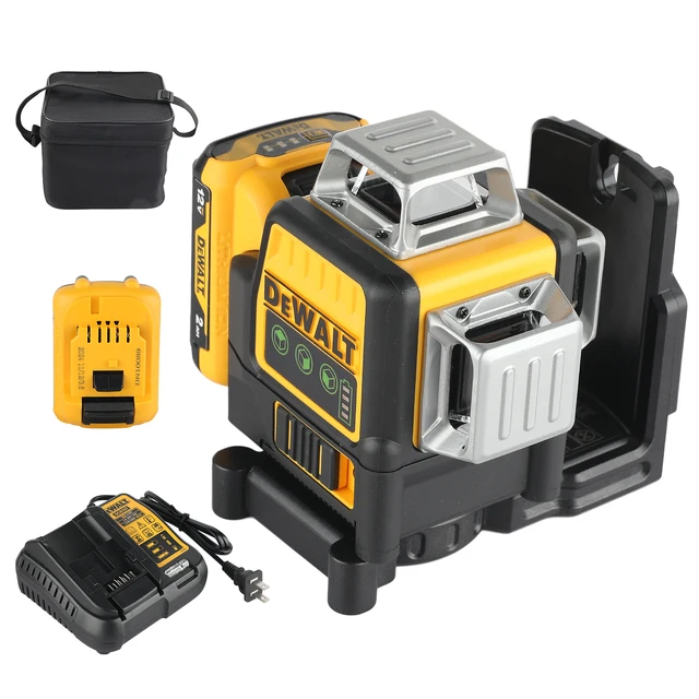 Dewalt DW089LG 12-Line Green Beam Laser Level - 360° 3-Side Coverage, 12V Li-Ion, Jobsite Ready for Any Task 4