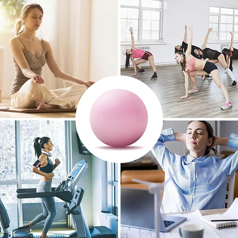Massage Lacrosse Ball For Muscle Relax Shoulders Neck Back Foot Body Deep Tissue Trigger Point Muscle Knots Yoga Fitness Massage