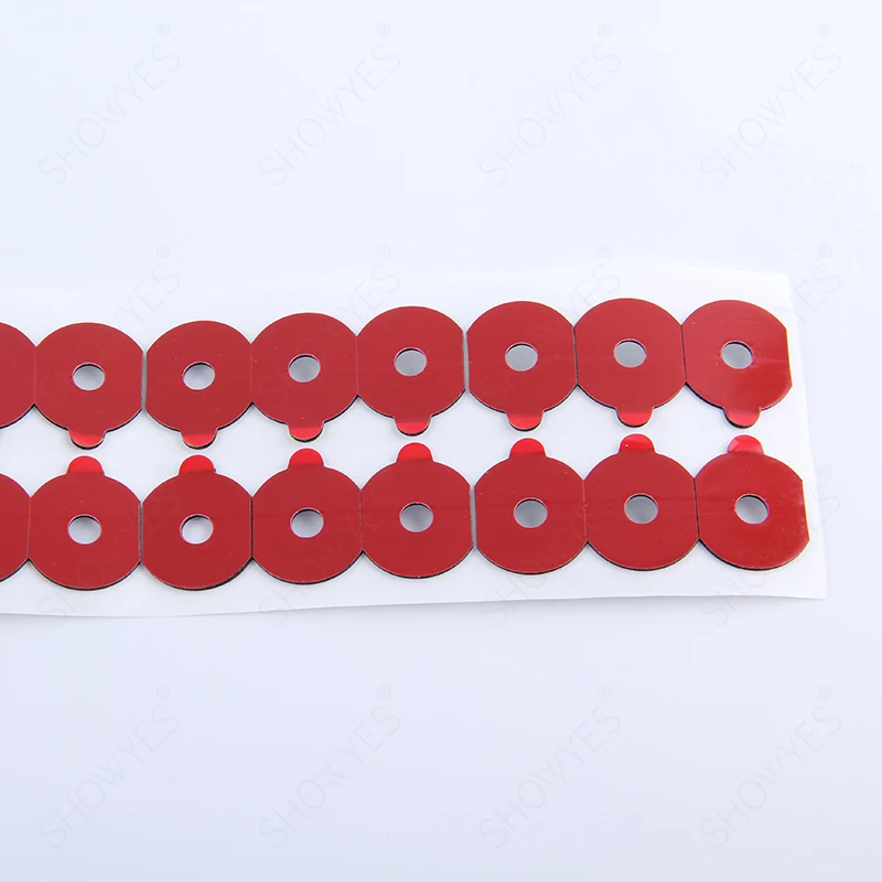 High Quality Double-sided Sticker Pastilles For Lens Adhesives Tape Red Protecting Glasses Processing Blocking Pads Optical 5