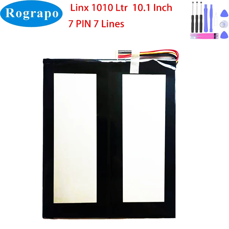 Laptop Tablet pc Bateria para Linx 1010 Ltr Pin Fios Plug Novo 3.7v 8000mah