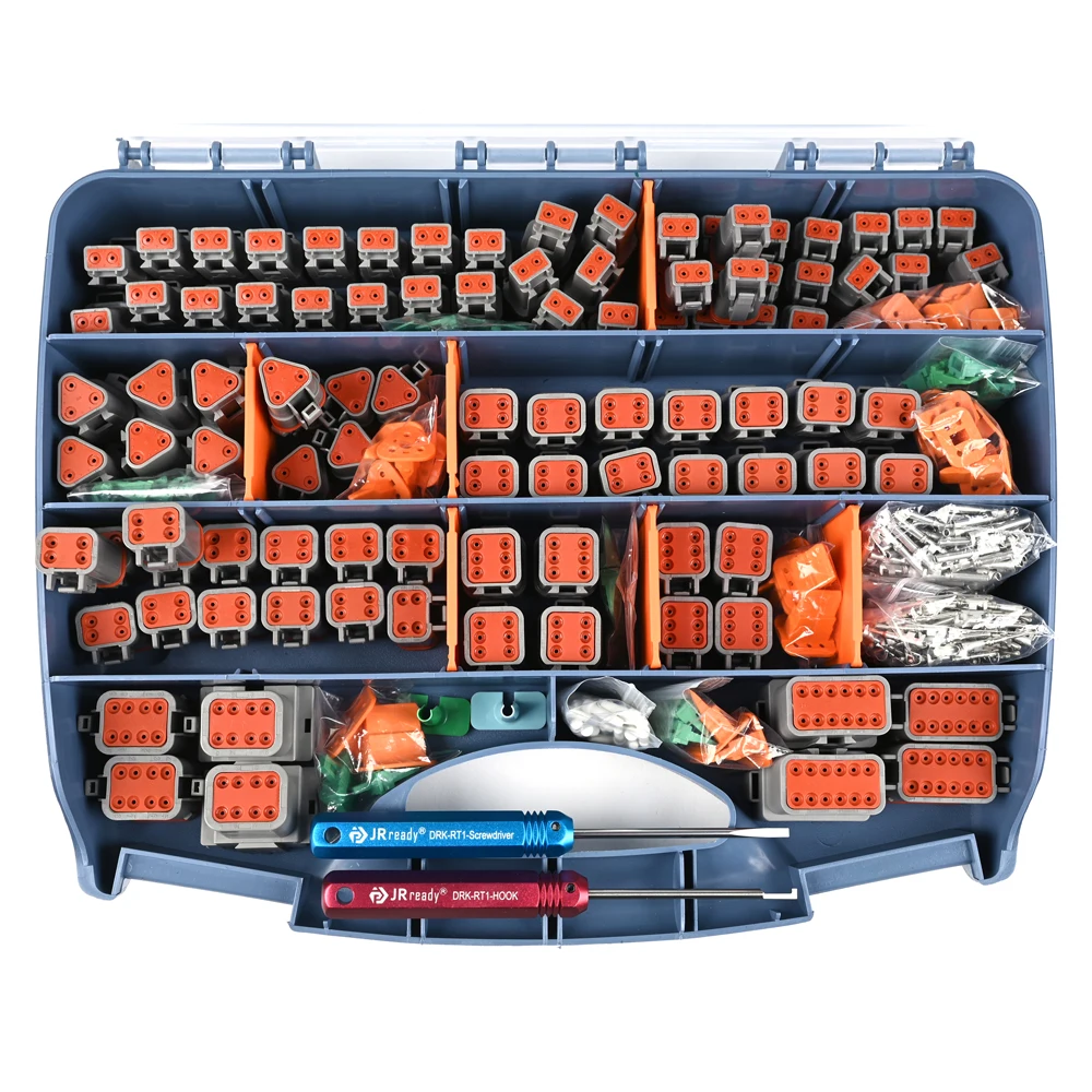 JRready ST6315 604PCS DT Deutsch Connector Kit,2 3 4 6 8 12