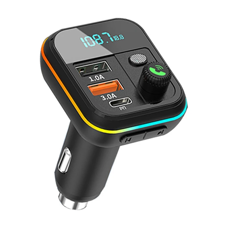 

Car Charging Car Mp3 Bluetooth 5.0 Player Bluetooth, USB Flash Drive Memory Card QC 3.0 Fast Charging Voltage Parts