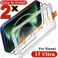2 - Piece HD Screen Protector Set with One - Click Dust - Free Installation for Xiaomi 17 Ultra (2 Pcs)