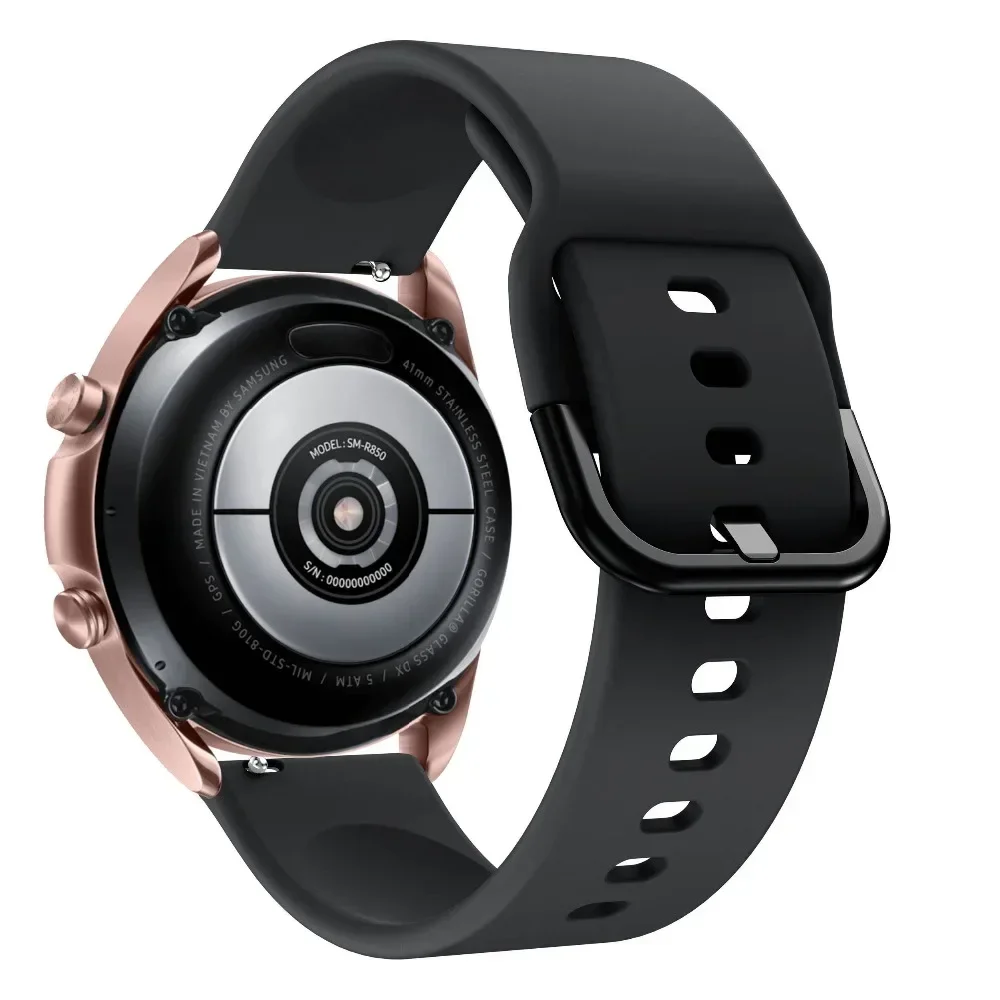 Ultra Soft 22mm Silicone Watch Strap - Premium Comfort and Style Bracelet