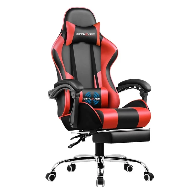 Luxury Ratex Cushion Gaming Chair With Massage Waist Pillow