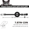 for Apple Tag Cat Collar, Reflective Kitten Collar with Airtag Case Holder and Bell for Girl Boy Cats ,Safe Breakaway Necklace 6