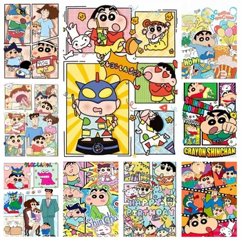 Pittura Diamante 5D Completa con Personaggi Anime Crayon Shin-chan: Mosaico Artigianale per Decorazioni Domestiche