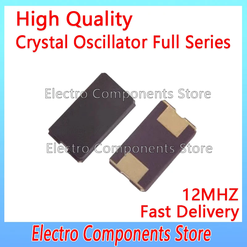 10PCS/Lot 8045 12M 12MHZ 12.000MHZ 2P SMD Crystal Resonator Passive Oscillator 2Pin 8*4.5MM 12.000M Chip Mounted Crystals