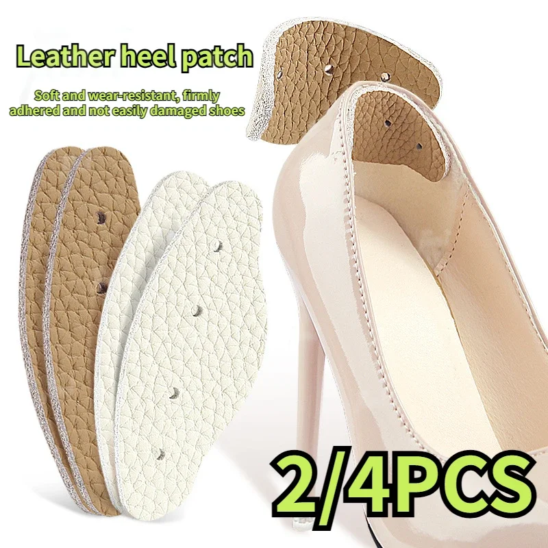 Shoe Leather Pads for High Heels Pain Reliefs for Women Adjust Size Adhesive Non-slip Shoe Pads Pain Relief Foot Care Inserts