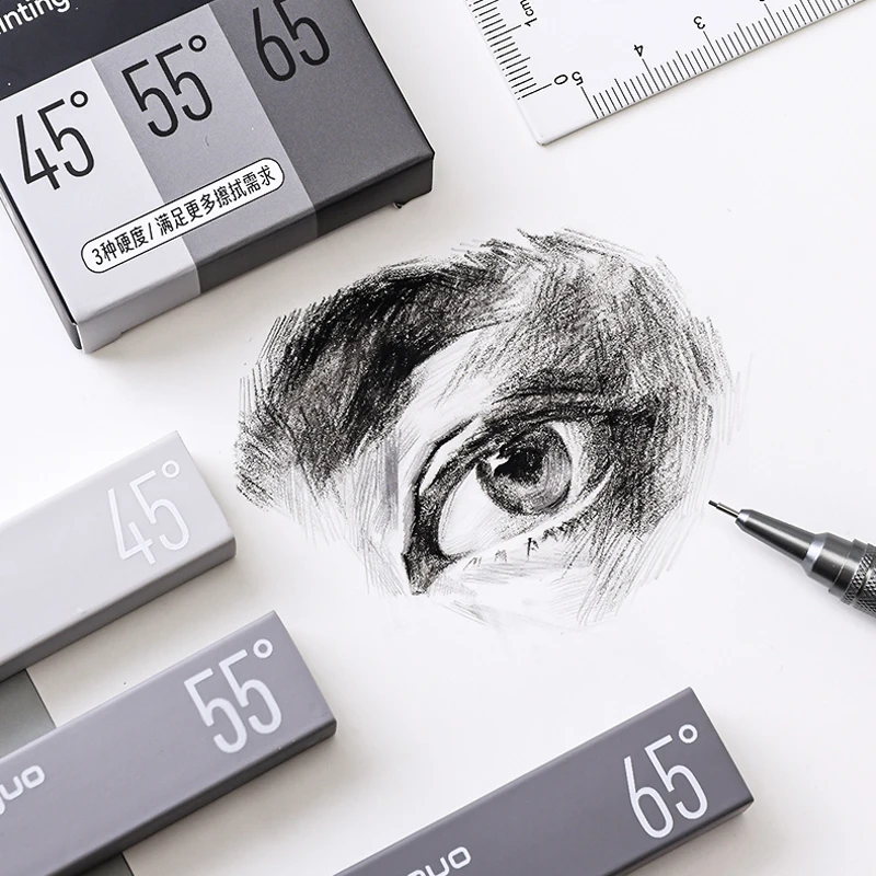 3 Pcs/Set Painting Specific Eraser for Drawing Highlighting Brightening Charcoal Pencil & Pastel Artists Works Stationery