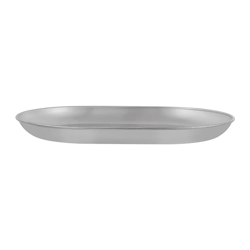 CLS&NOBANA Newset Outdoor 304 Stainless Steel Travel Portable Barbecue Camping Household Large Soup Basin Small Shallow Plate 5