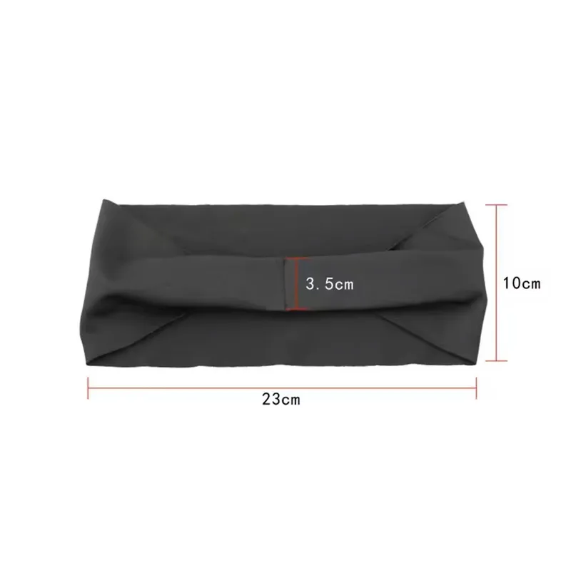 Elastic Sports Headbands Sweat Absorption Headdress Quick Dry Workout Headband Anti-slip Breathable Sweatbands for Yoga Running