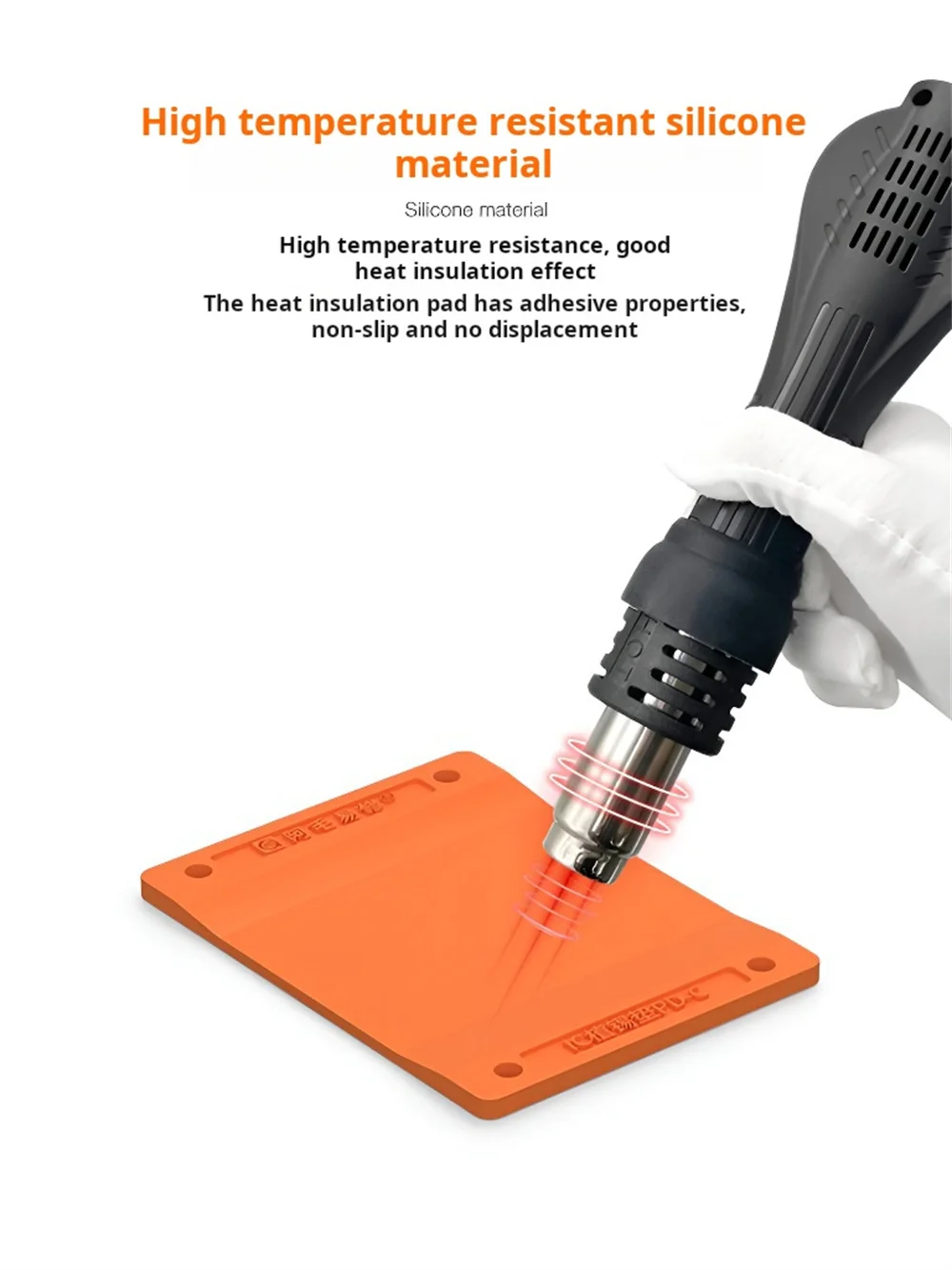 Novecel Repair The Tin Pad Magnetic Positioning Slope Design Phone Repair Tool for Following 0.9mm Thickness Chip