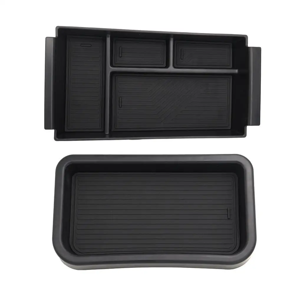 Car Armrest Storage Box Tray Organizer Interior Accessory