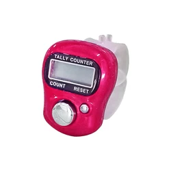 Advanced Digital LCD Finger Counter with Light (Pink)