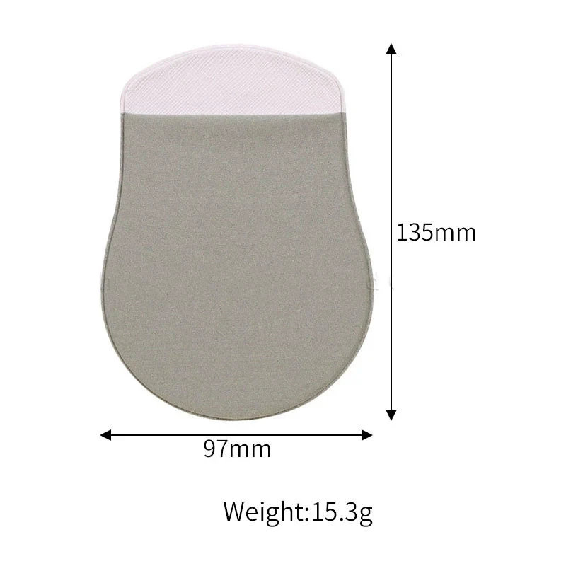 Lycra Mouse Storage Bag for Laptop Pad Elastic Back Adhesive Wireless Mouse Holder Sticker Pouch Sleeve Storage Organizer Holder
