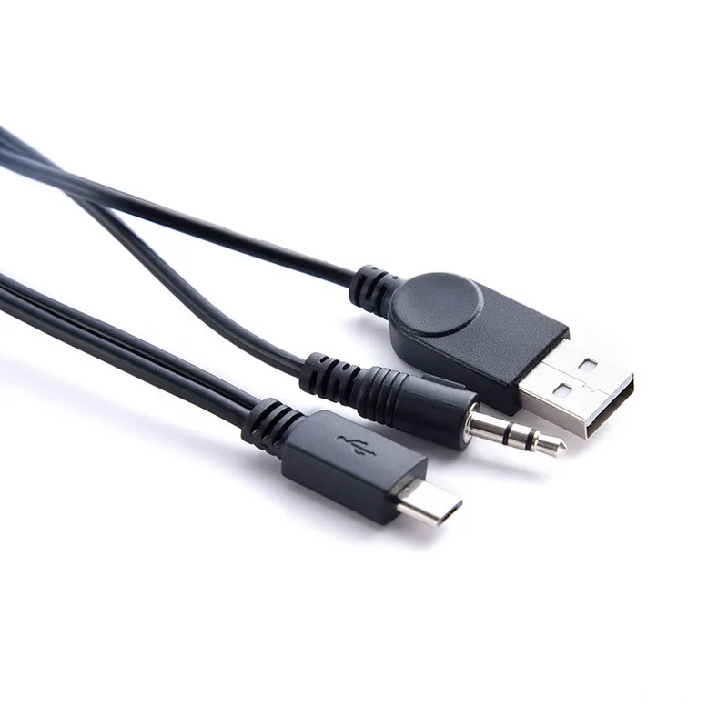 Micro USB To Jack 3.5mm AUX Cable/USB Male for Bluetooth Portable Cd Player