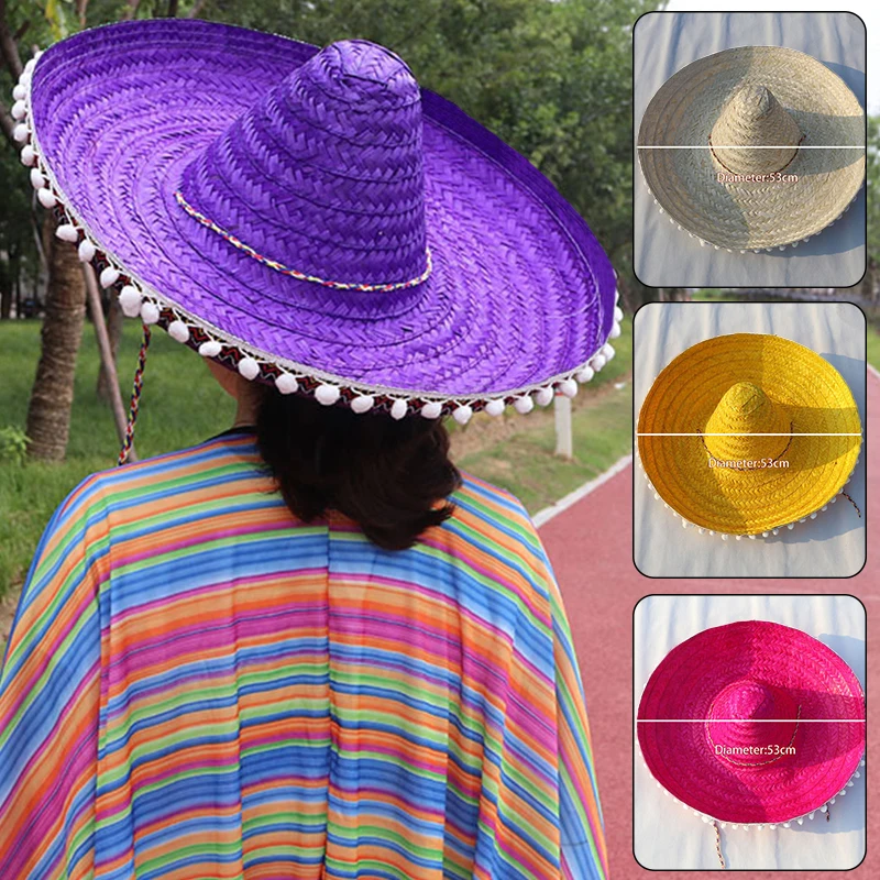 Party Hat Mexicans CincoDeMayo Breathable Fashion Sombrero