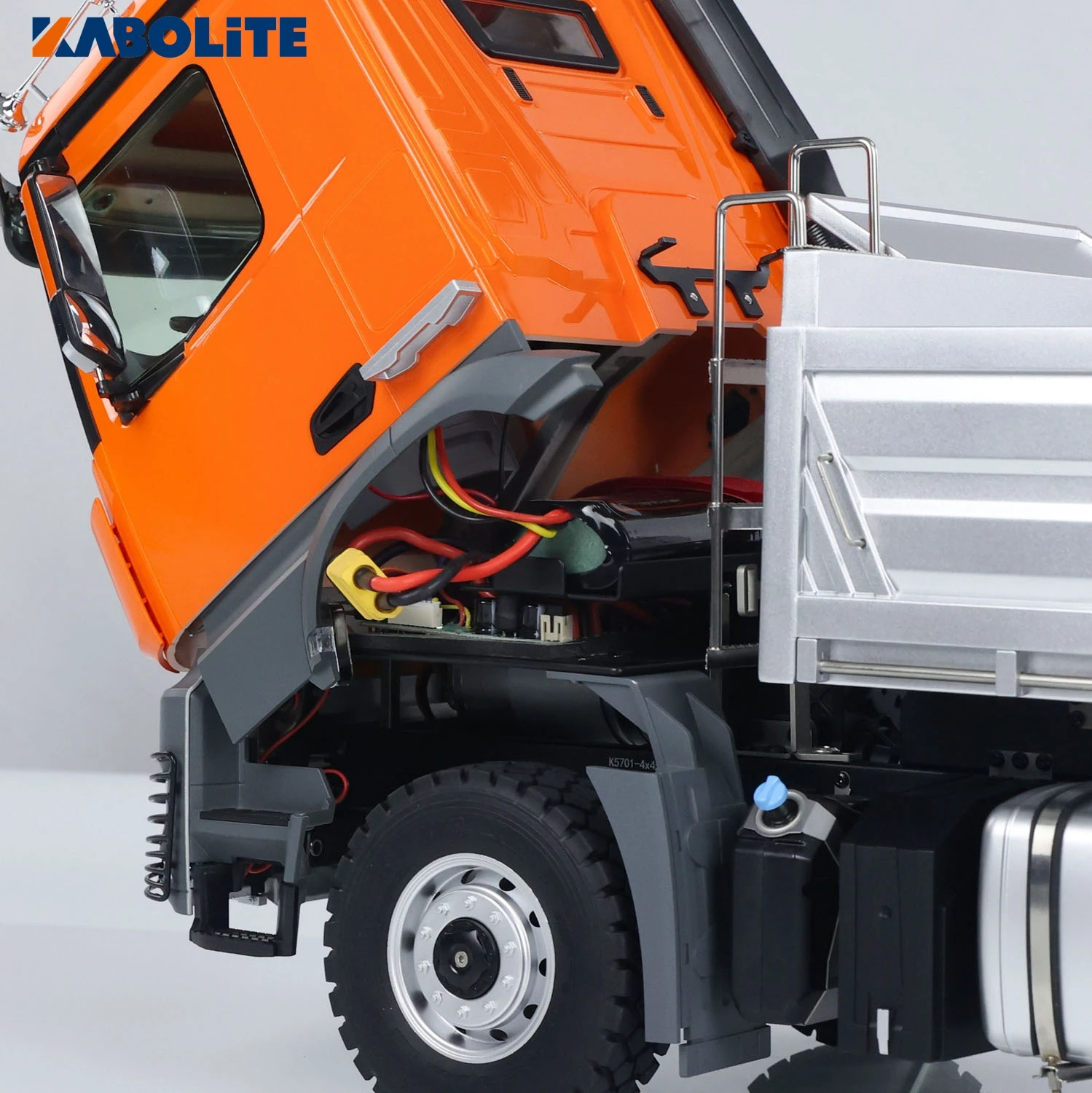 NEW Kabolite 1/14 5701 RC Dump Truck 3 in 1 Mainboard 4x4 Remote Control Tipper Car Sound Light 2-speed Transmission Toys Model 5