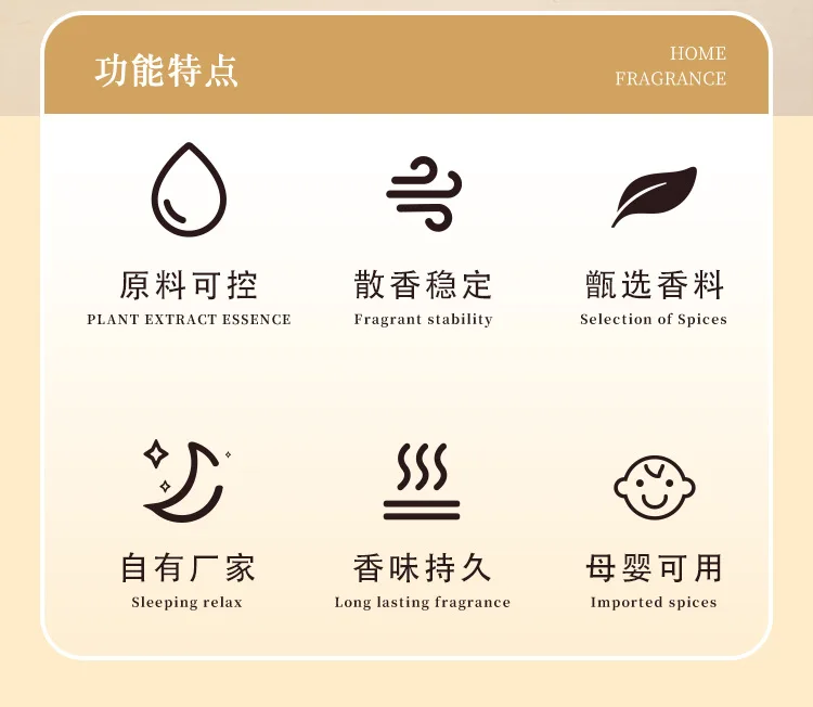 Description Picture 3 of item500ml Flameless Reed Diffuser Refill Oil - Long-Lasting Essential Oil for Home/Bedroom/Office, Natural Scent Refill Kit with