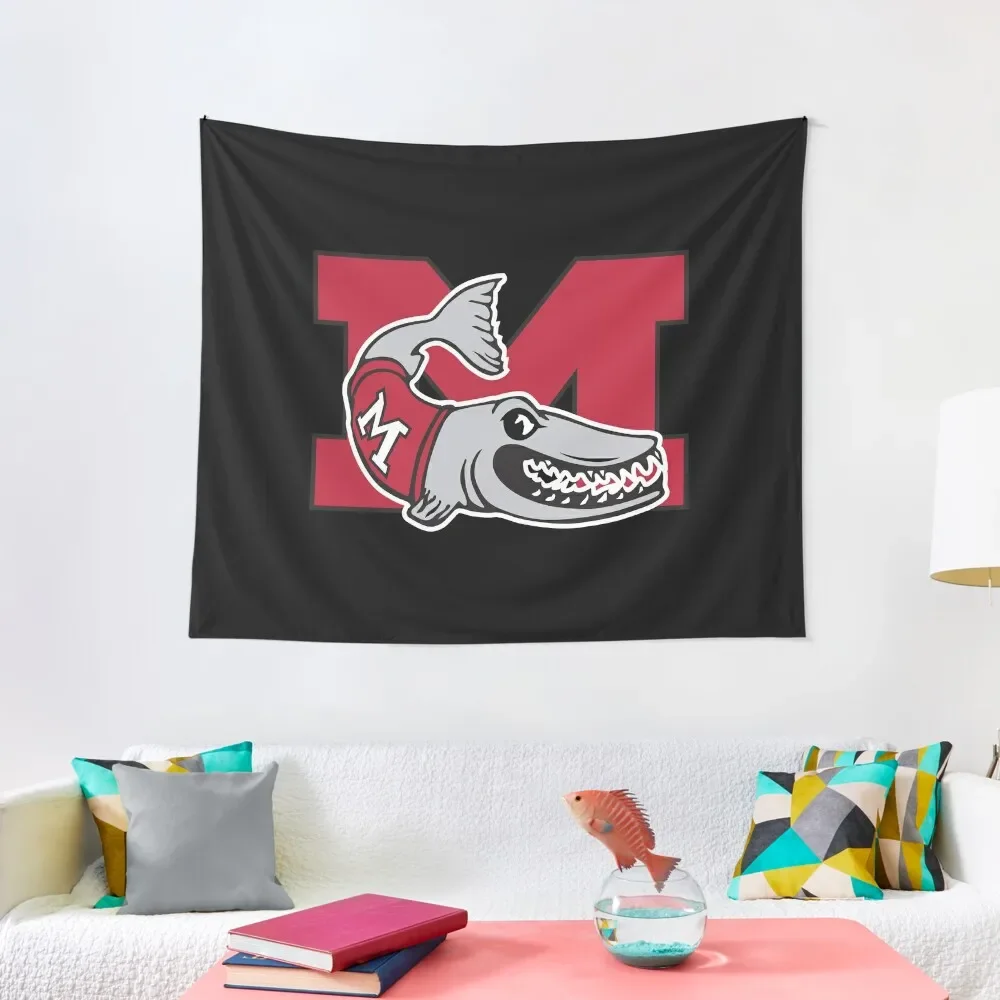 

Muskingum fighting muskies Tapestry Room Decorations Aesthetics Room Decoration Aesthetic Art Mural Carpet Wall Tapestry