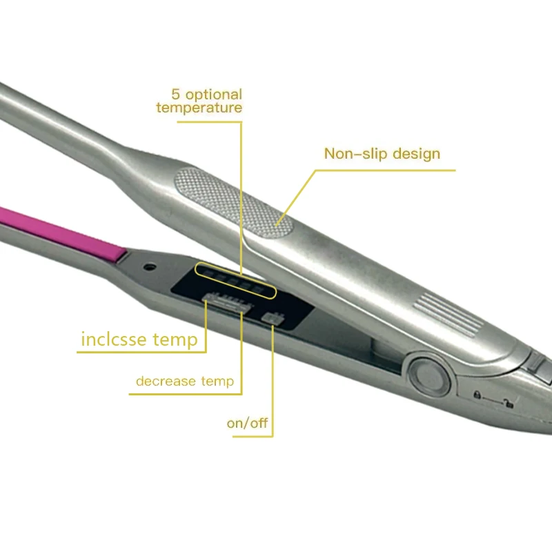 Short hair plywood straightening plywood clip men and women inside buckle abp cushion hair root fluffy artifact lasting mini