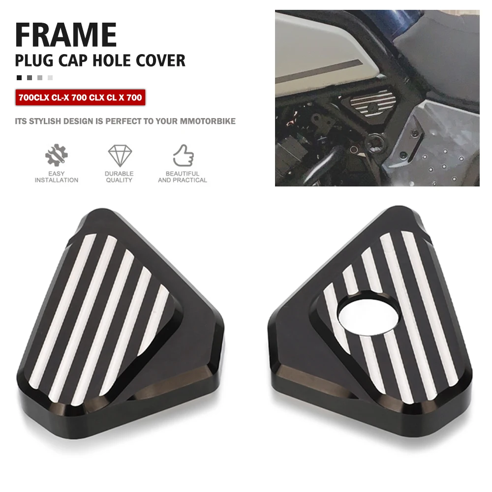 

Motorcycle Frame Hole Cover Caps Plug Decorative Frame Cap FOR CFMOTO 700CLX CL-X 700 CLX700 2020-2021 Motorcycle Accessories