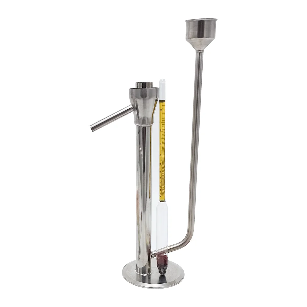 Stainless Steel Distiller Alcohol Content Measurement Tool Moonlight Distiller Parrot for Brewing Alcohol Concentration Hydrometer