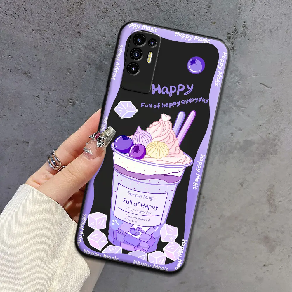 Cartoon Astronaut Silicone TPU Phone Case – Soft Protective Back Cover
