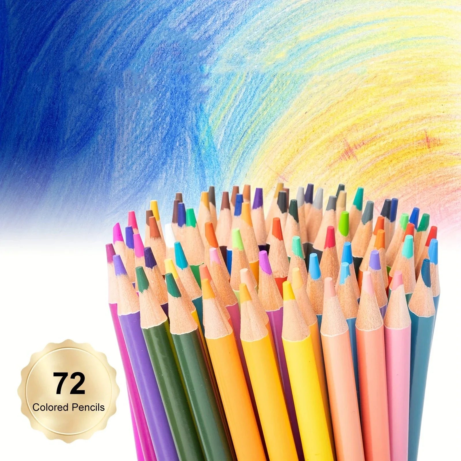 36/72 유성 마카롱 색연필, 그림 그리기 및 혼합용, 수제 캔버스 포장, 추가 액세서리 포함