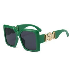 Luxury Retro Square Sunglasses - Trending UV400 Shades (Other)