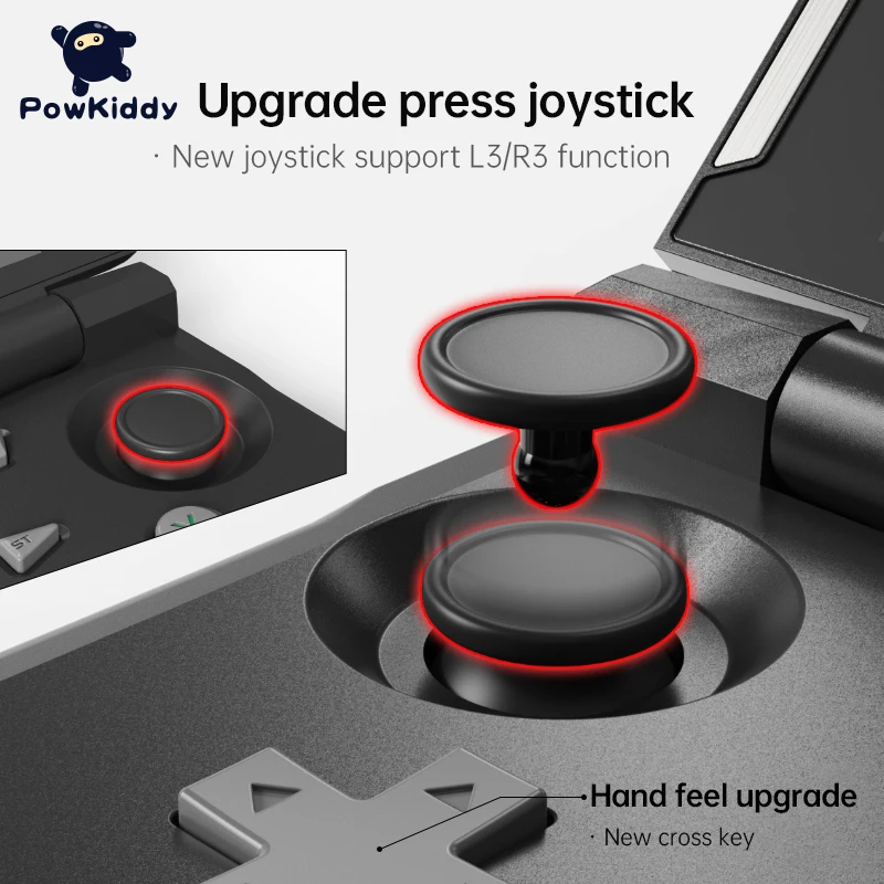 POWKIDDY Neue Schwarz X18S Video Spiel Spieler Android 11 System 