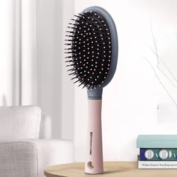 Enhanced Detangling Hair Brush - Gentle Scalp Massage (Pink)