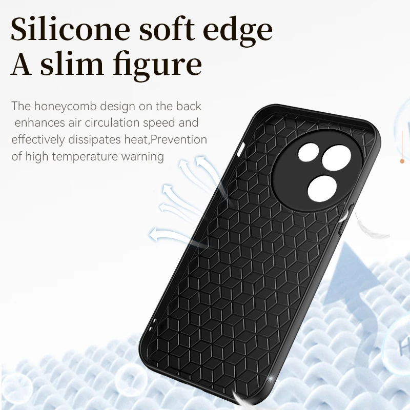 Luxurious Frosted Leather Phone Case with Silicone Protection and Heat Dissipation