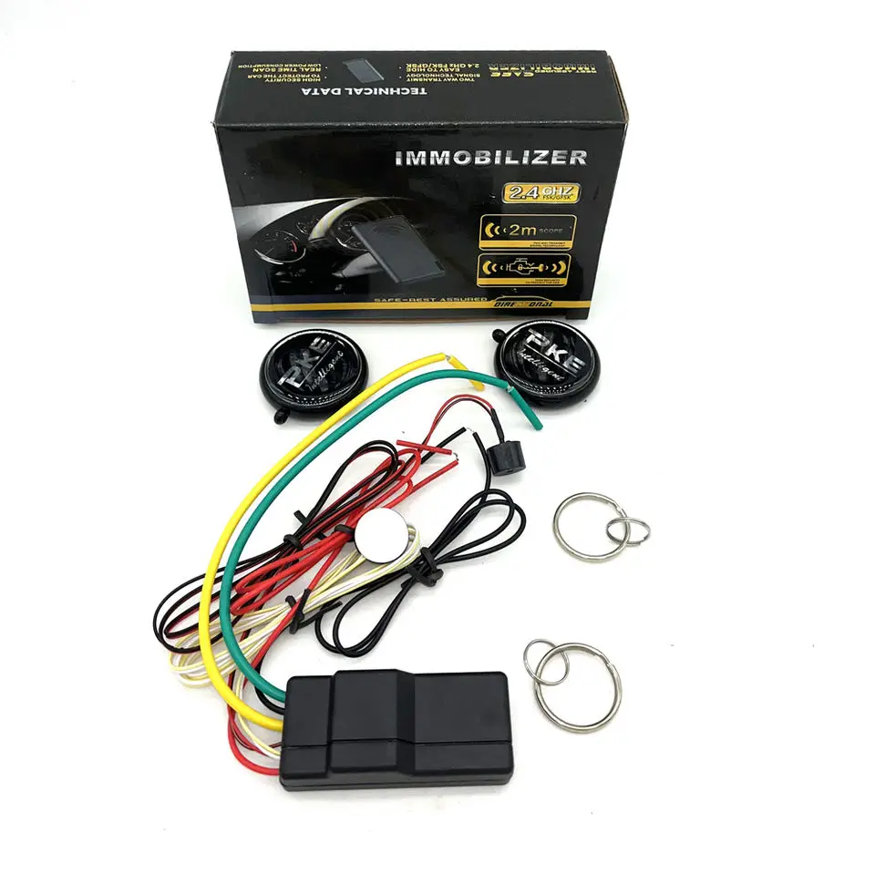 2.4G RFID immobilizer Wireless Engine Lock Car Alarm AntiHijacking