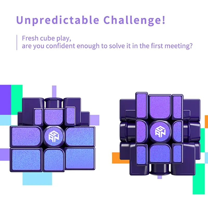 Speed Cube GAN Mirror M UV Magnetic Magic Stickerless Professional Fidget Toys GAN MIRROR M Cubo Magico Puzzle