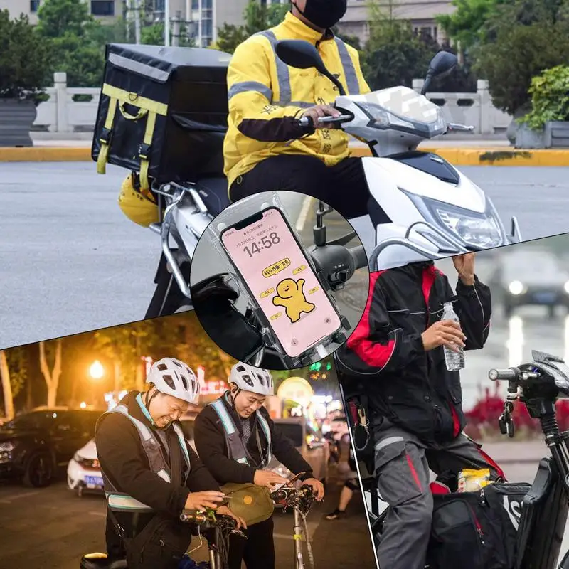 Waterproof Phone Bag for Motorcycle Clear Handlebar Cell Phone Case Waterproof Phone Pouch Motorcycle Mobile Holder High