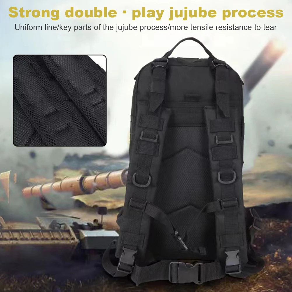 Nylon Tactical Backpack for Hiking Camping Travel