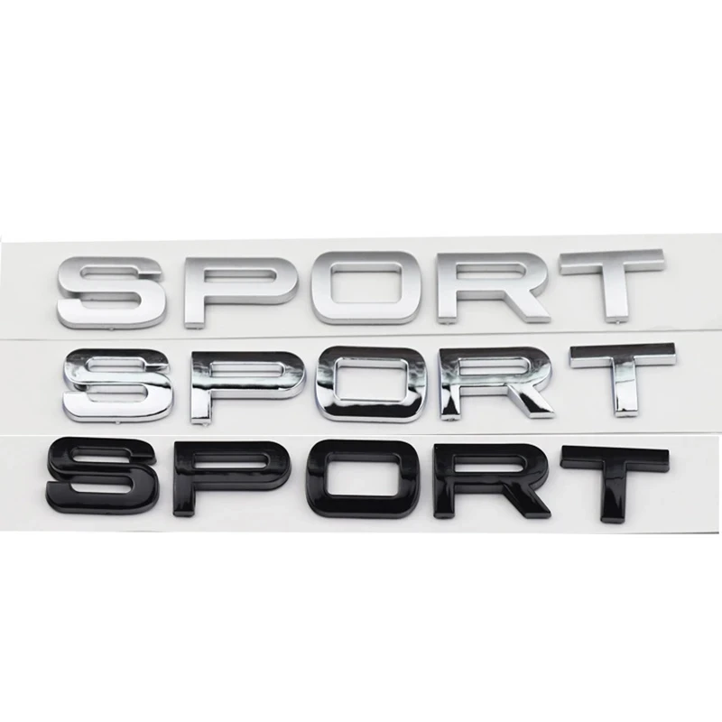 3D ABS Sport Logo Car Trunk Emblem Badge For Land Rover Discovery Range