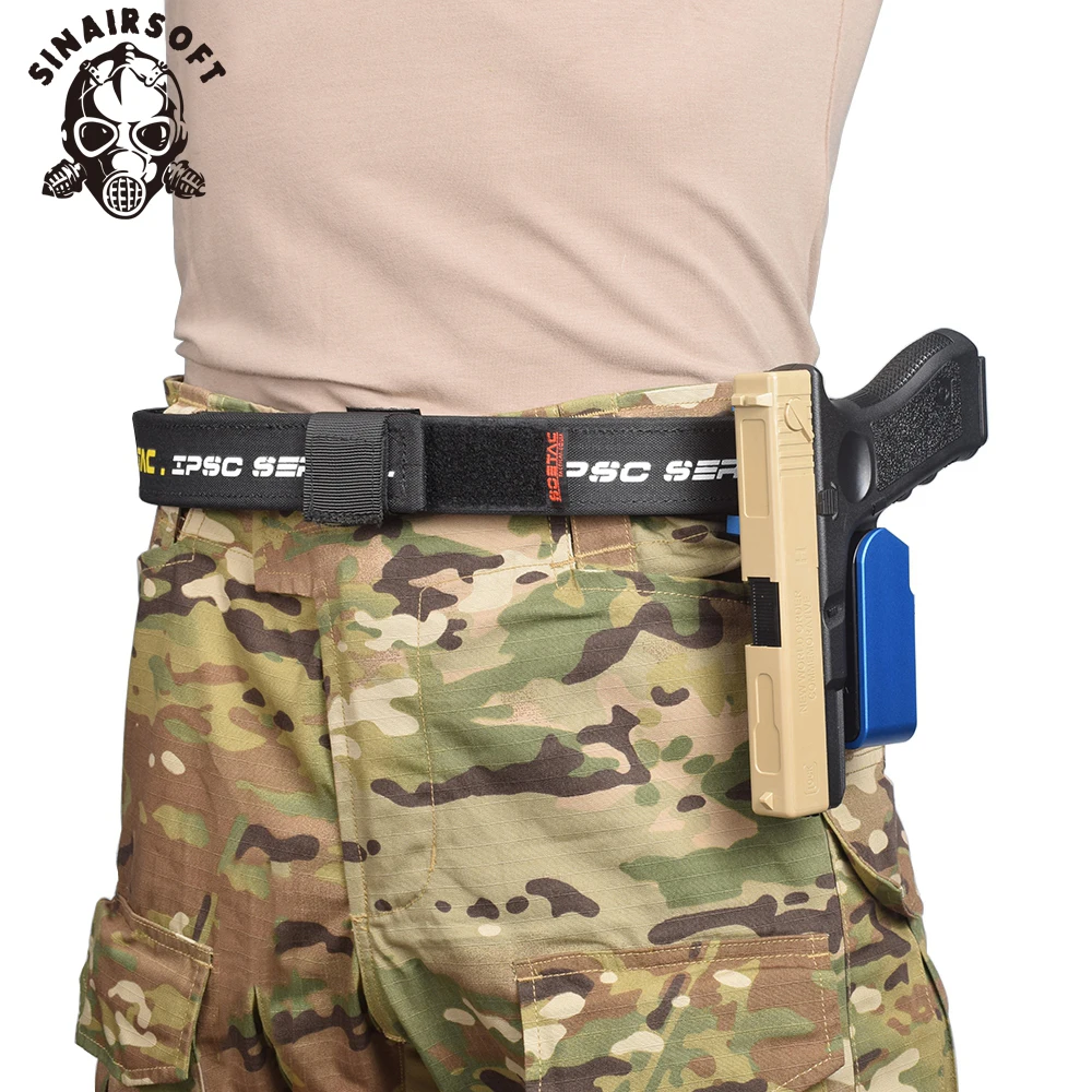 IPSC-IDPA Doppels ch ichten taktischer Gürtel profession elle Schnell verschluss Pistole Holster Kampf Bund Outdoor Airsoft Jagd werkzeuge – Detail 10