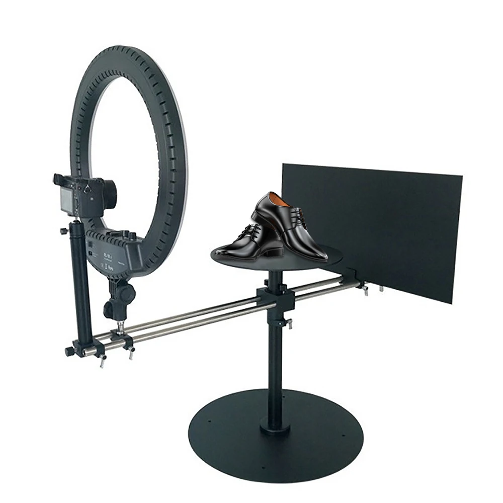 

360 Degree Photography 360 photo booth automatic accessories Rotation Display 360 photo booth with ring light camera