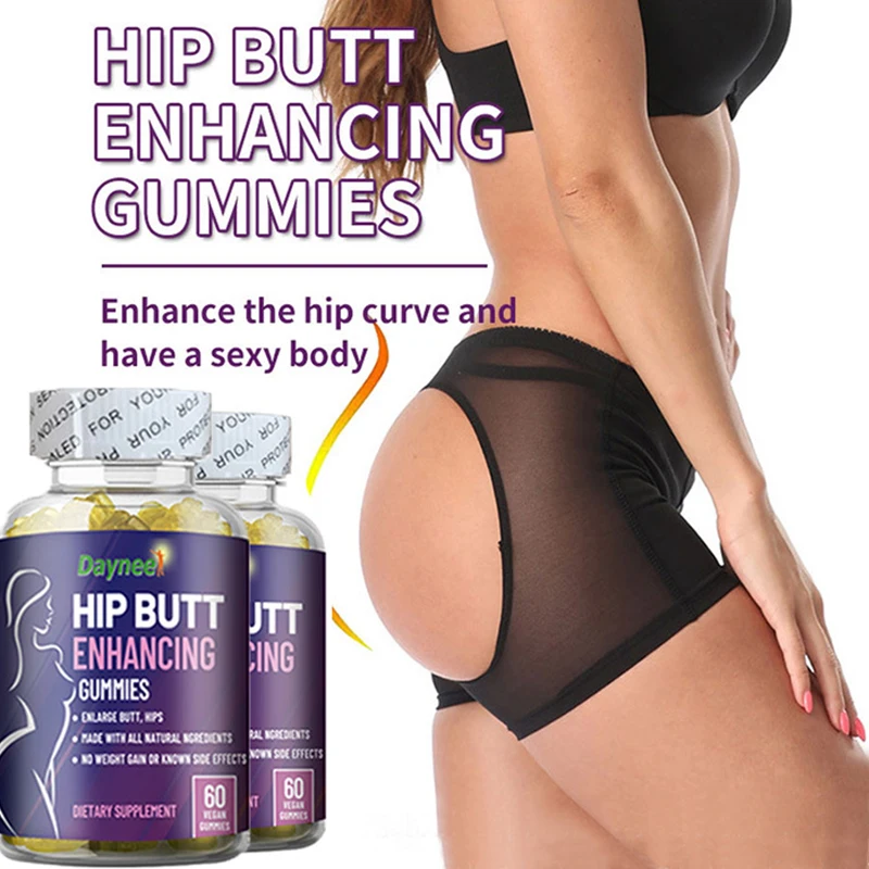 

2 bottles of hip big button capsule promotes blood circulation lymphatic circulation making buttocks fuller stronger