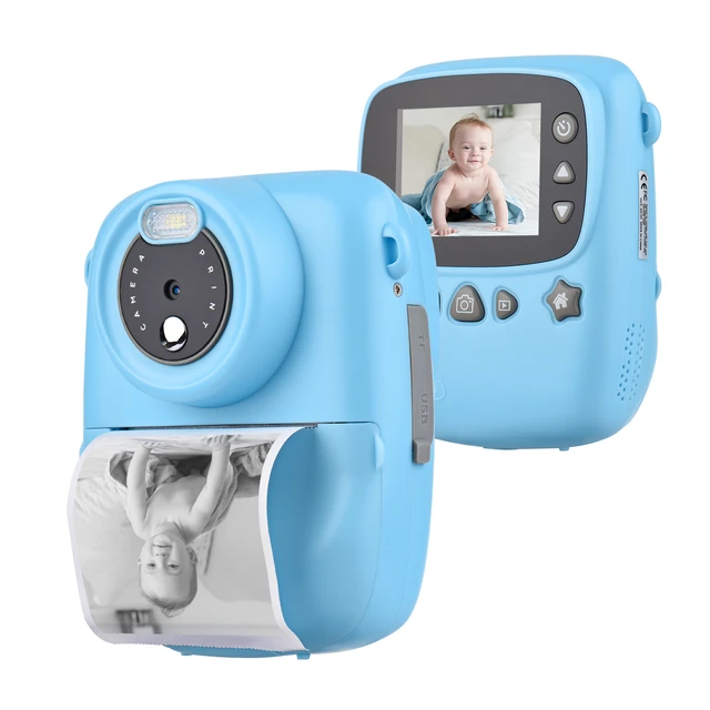 Appareil photo à impression instantanée pour enfants, appareil photo  numérique avec papier d'impression thermique, vidéo et photo, cadeau d'anniversaire  pour enfants, jouets, 2.0 pouces, 1080P - AliExpress