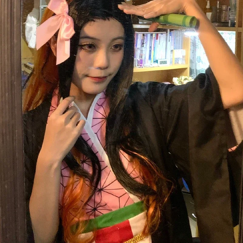 Scarpe Cosplay Nezuko Kimetsu No Yaiba - Pantofole Rosa Con Calzini, Taglia 39 EU