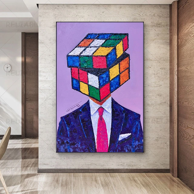 Cubo de Rubik de Xadrez, Pintura de Parede, Scrapbook, Colorir, Gravação em  relevo, Álbum, Modelo de cartões decorativos, DIY, 20x20cm, 1 Pc -  AliExpress