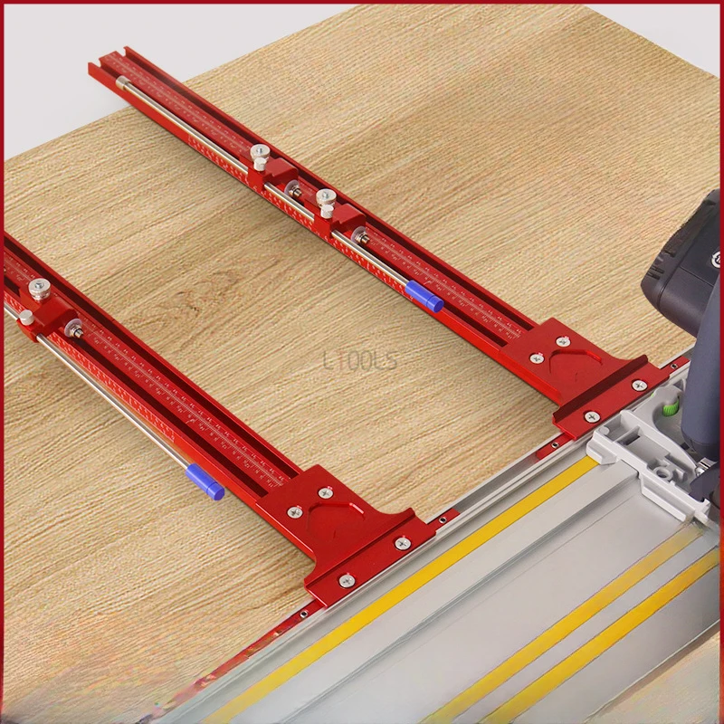 

Woodworking Parallel Guide Rail System 600mm T-Track for Electric Circular Saw Engraving Machine Slotting Parallel Sliding Rail