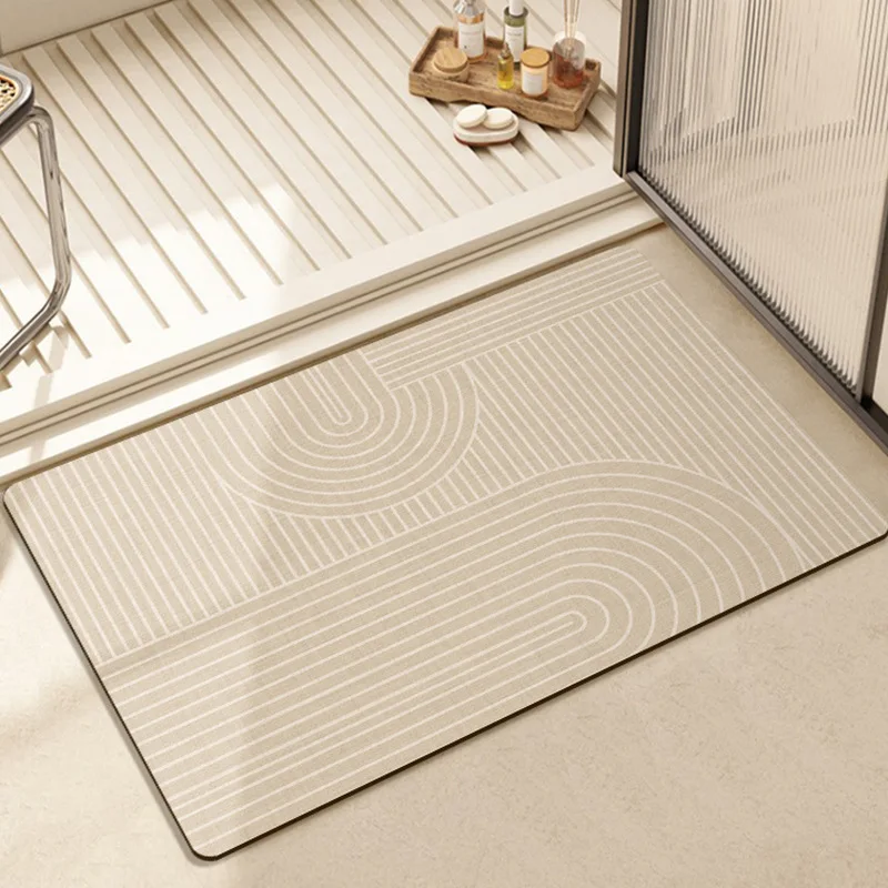 Alfombra De Baño De Diatomita 60x40 Cm - Secado Rápido, Antideslizante, Fácil Limpieza, Varios Colores